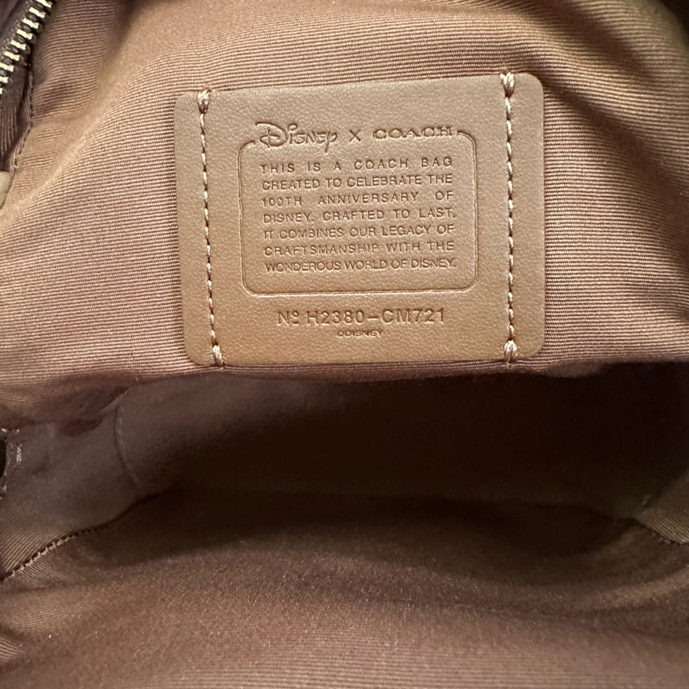 Disney x Coach Track Pack 14 Slingback Bag - Picture 10 of 13